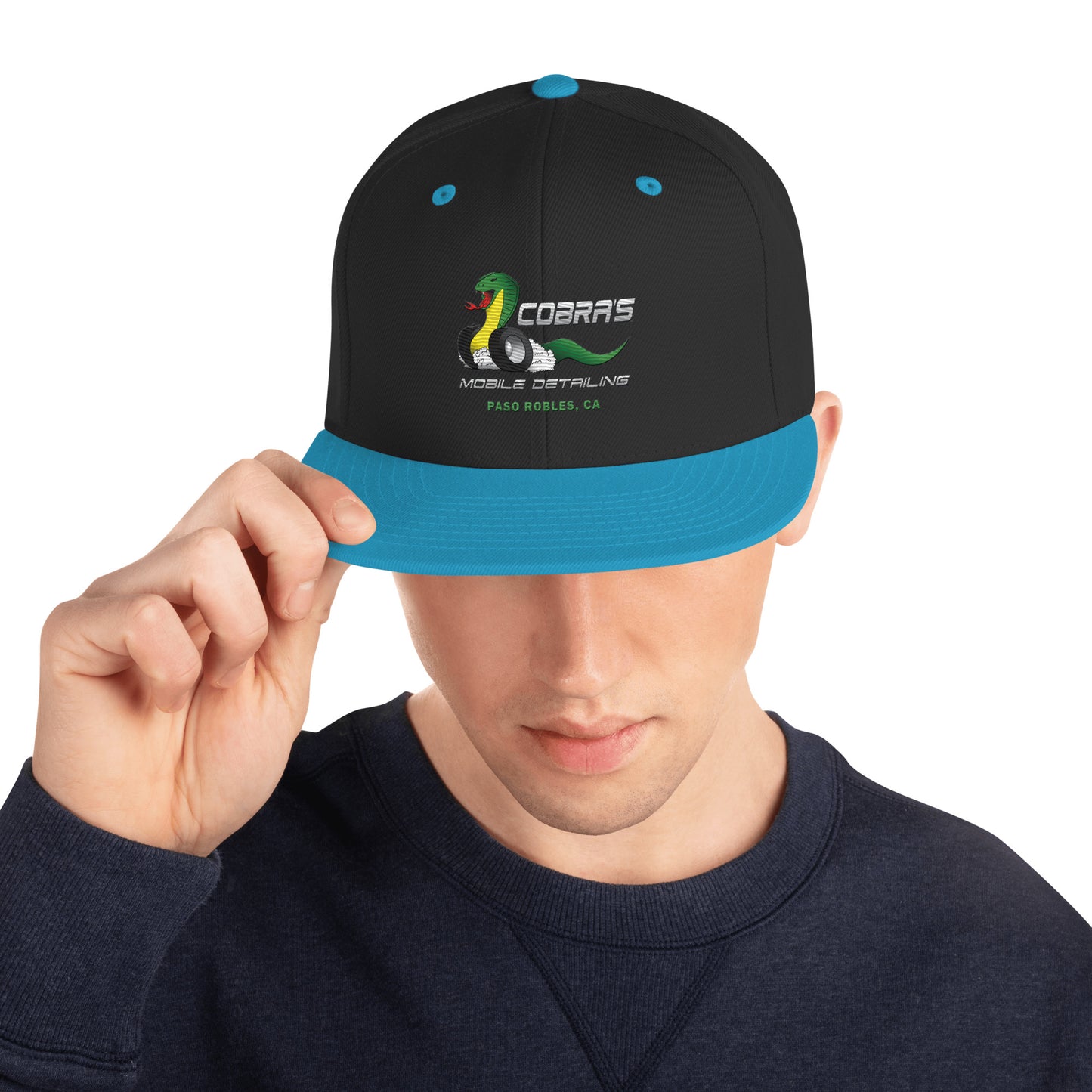 Cobra's Classic Embroidered Snapback Hat